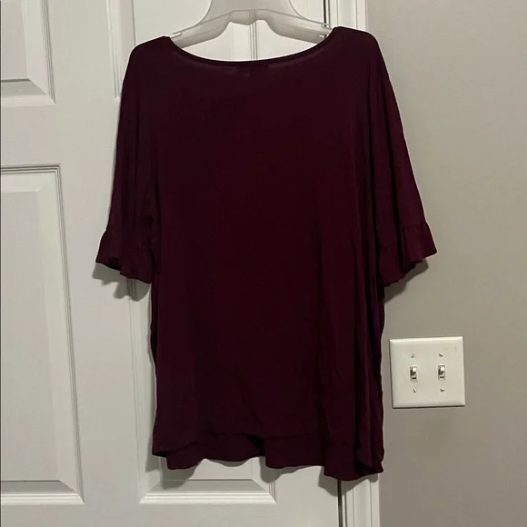Red Kim Rogers Short Sleeved Blouse - Picture 5 of 5